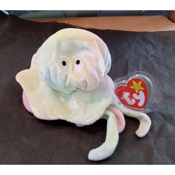 Toys Ty Beanie Babies Goochy The Jellyfish Poshmark